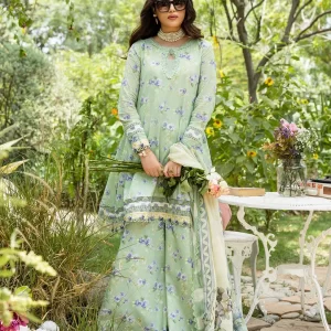 Elaf Prints with Chiffon Dupatta - BASILE