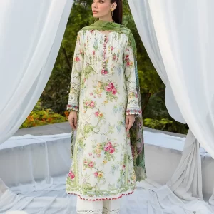 Elaf Prints with Chiffon Dupatta - Blossomea