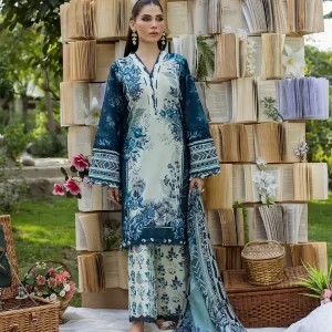 Elaf Prints with Chiffon Dupatta - Floreya