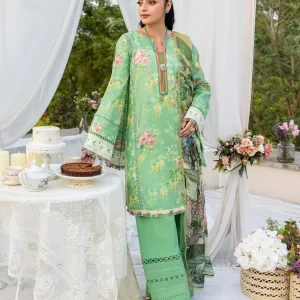 Elaf Prints with Chiffon Dupatta - Pastelle