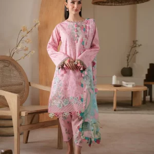 Lumea Prints 3 Piece Lawn Suite - BABY PIN