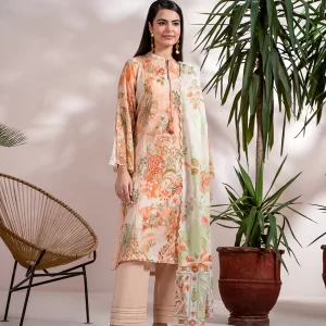 Sophia 3 Piece Digital Printed Lawn - GJ-SOP3P2501