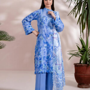 Sophia 3 Piece Digital Printed Lawn - GJ-SOP3P2501