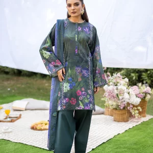 POPINN 3 PC Unstitched Lawn Suite - GJPIN2504A6