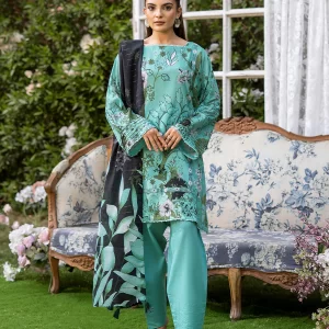 POPINN 3 PC Unstitched Lawn Suite - GJPIN2504A10