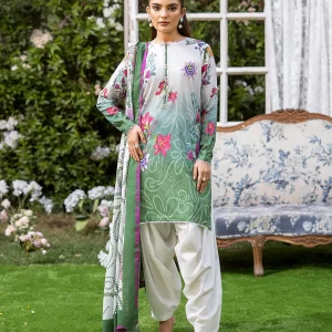 POPINN 3 PC Unstitched Lawn Suite - GJPIN2504A11
