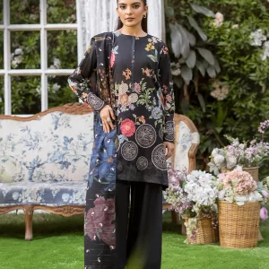 POPINN 3 PC Unstitched Lawn Suite - GJPIN2504A12