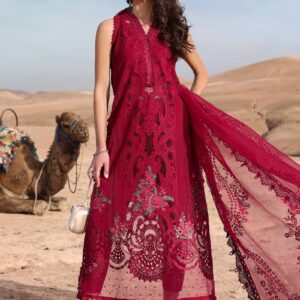 Maria.B 3 Piece Unstitched Embroidered Lawn Suit | D-2504-A