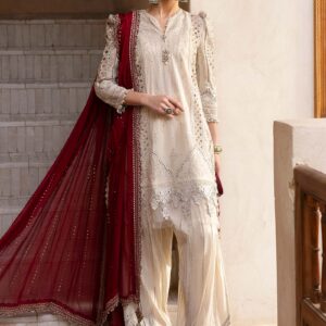 Maria.B 3 Piece Unstitched Embroidered Lawn Suit | D-2511-B
