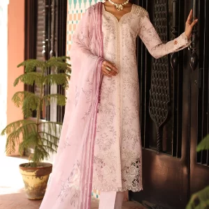 ALIZEH 3 Piece Unstitched Embroidered Printed Suit | AF-EPL-7040-ARUNA