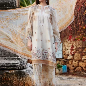 Elora by image - 3 Piece Unstitched Printed Embroidered Suit | Spring Printkari 2025 - PKSS25-D21