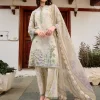 Haleh by image - 3 Piece Unstitched Printed Embroidered Suit | Spring Printkari 2025 - PKSS25-D9