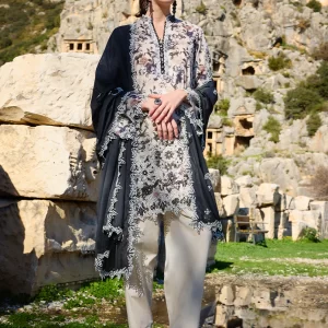 Perihan by image - 3 Piece Unstitched Printed Embroidered Suit | Spring Printkari 2025 - PKSS25-D5