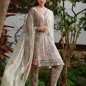 Sienna by image - 3 Piece Unstitched Printed Embroidered Suit | Spring Printkari 2025 - PKSS25-D16