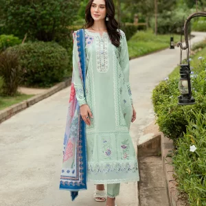 Roheenaz - Veloura Embroidered Lawn 3 Piece