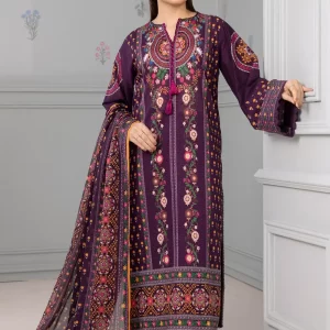Zellbury Lawn Collection 2025 – 3-Piece Unstitched Printed Suit - WUS25X30494