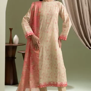 Zellbury Summer Print Lawn 2025 – 3-Piece Unstitched Printed Suit - WUS25X30587