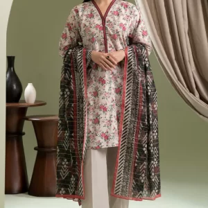 Zellbury Summer Print Lawn 2025 – 3-Piece Unstitched Printed Suit - WUS25X30665