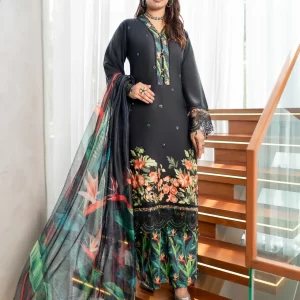 Munira Embroidered Lawn 3 Piece Suit MSL135
