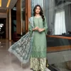 Munira Embroidered Lawn 3 Piece Suit MSL136