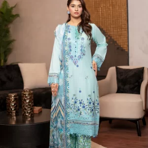 Munira Embroidered Lawn 3 Piece Suit MSL137