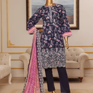 RIWAYAT PREMIUM EMBROIDERED LAWN WITH CHIFFON EMBROIDERED DUPATTA VOL 13 2025