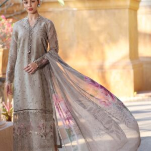 Noor by Saadia Asad Luxury Handwork Laserkari Unstitched 3Pc Suit | D-01B