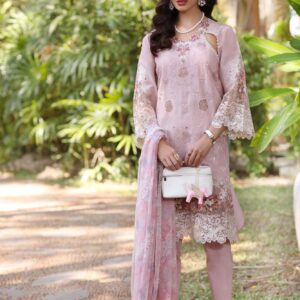 Noor by Saadia Asad Luxury Handwork Laserkari Unstitched 3Pc Suit | D-08A