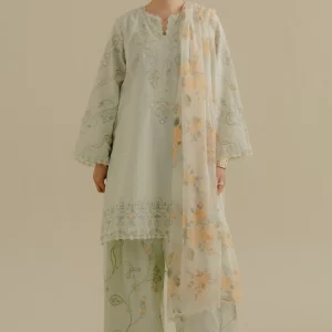 Zara Shahjahan - Coco Lawn Unstitched 3 Piece | Elva-1B