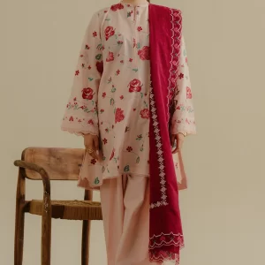 Zara Shahjahan - Coco Lawn Unstitched 3 Piece | Zufra-6A