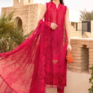 Maria. B Printed Embroidered Suit | D-2404-A