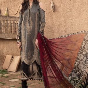 Maria. B Embroidered Lawn Suit | MB21L 14-A