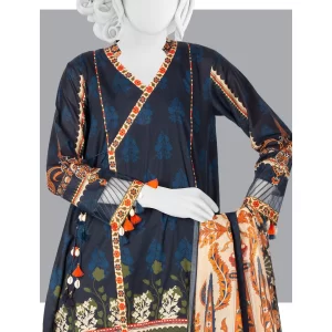 Panjnad By J. Printed Lawn 3 Piece Unstitched Suit | PLU-24-1039