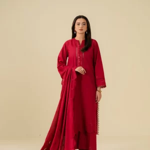 Beena By BEYOND EAST - 3 Piece Unstitched Embroidered Lawn Suit - WUE-154528