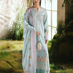 Silah Printed & Embroidered Raw Silk Collection 2025 by RajBari (D-04)