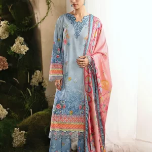 Silah Printed & Embroidered Raw Silk Collection 2025 by RajBari (D-10)