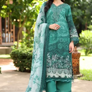 Nureh Daily Delights Viscose Unstitched Embroidered Lawn | D-22