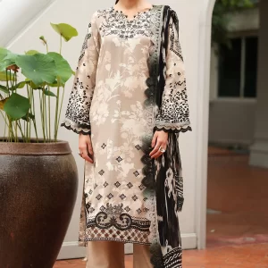 Nureh Daily Delights Viscose Unstitched Embroidered Lawn | D-23