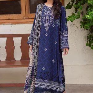 Nureh Signature Prints - Unstitched Printed Viscose Slub | SP-167