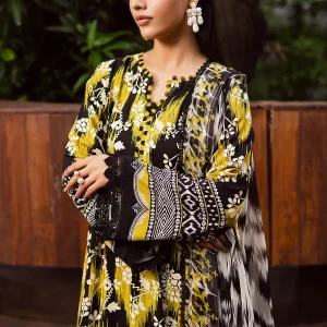 Nureh Signature Prints - Unstitched Printed Viscose Slub | SP-168