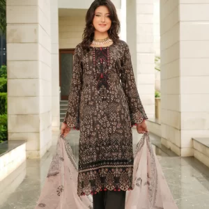 Munira Embroidered Lawn 3 Piece Suit | MUN660