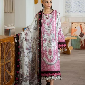 Jade Flora Lawn 3 PC Unstitched - Vol 2 2025 - HM369652
