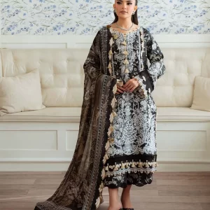 Jade Flora Lawn 3 PC Unstitched - Vol 2 2025 - HM369657