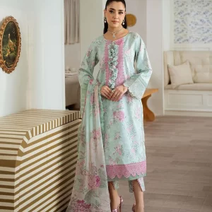 Jade Flora Lawn 3 PC Unstitched - Vol 2 2025 - HM369660