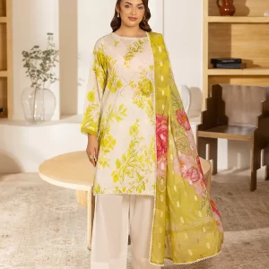 GULL JEE 3 PC Un-Stitched Digital Printed Lawn - Gullbano V9 - GGB2509A2