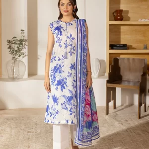 GULL JEE 3 PC Un-Stitched Digital Printed Lawn - Gullbano V9 - GGB2509A4