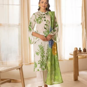 GULL JEE 3 PC Un-Stitched Digital Printed Lawn - Gullbano V9 - GGB2509A11