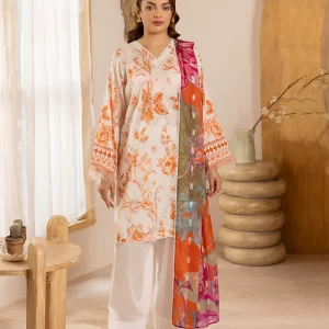 GULL JEE 3 PC Un-Stitched Digital Printed Lawn - Gullbano V9 - GGB2509A12