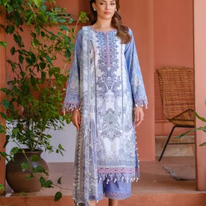 JADE 3PC Digital Printed Urbane Embroidered Cambric 25 - 20895A