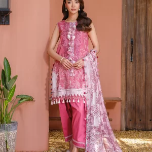 JADE 3PC Digital Printed Urbane Embroidered Cambric 25 - 20897A